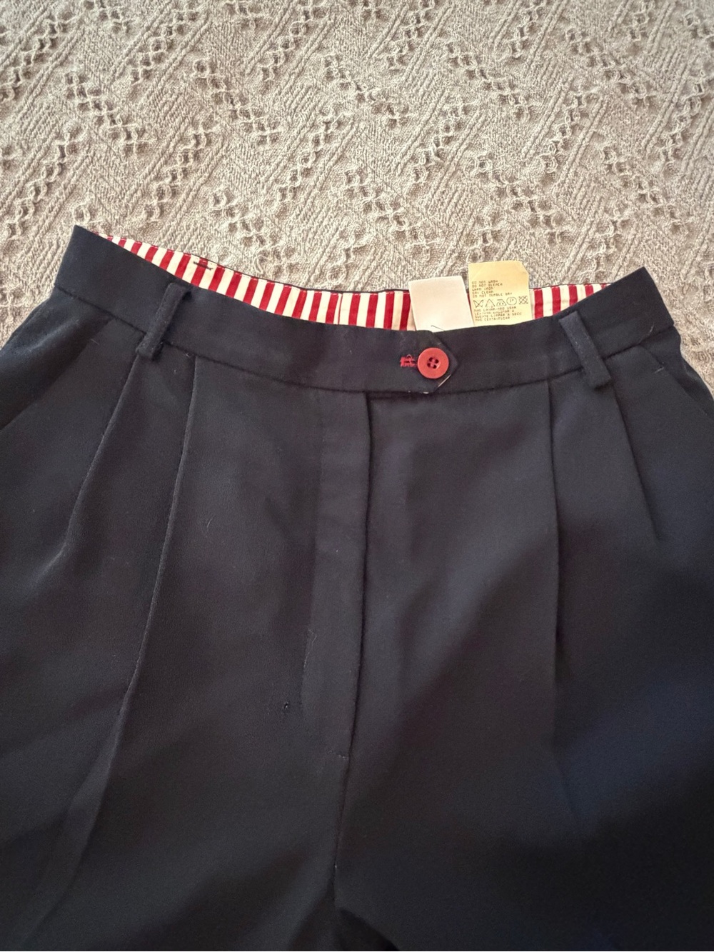 Mondi Navy 3-Piece Pantsuit Set with Red Trim - Picture 5 of 16